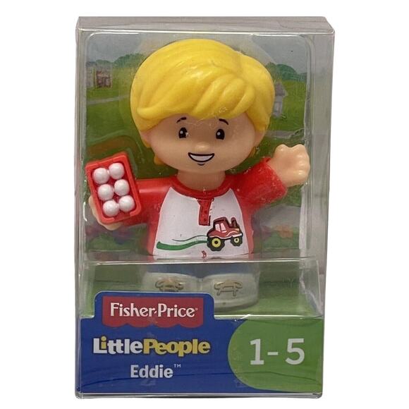 Fisher Price Little People Eddie Figure Ages 1-5 NEW - Picture 1 of 6